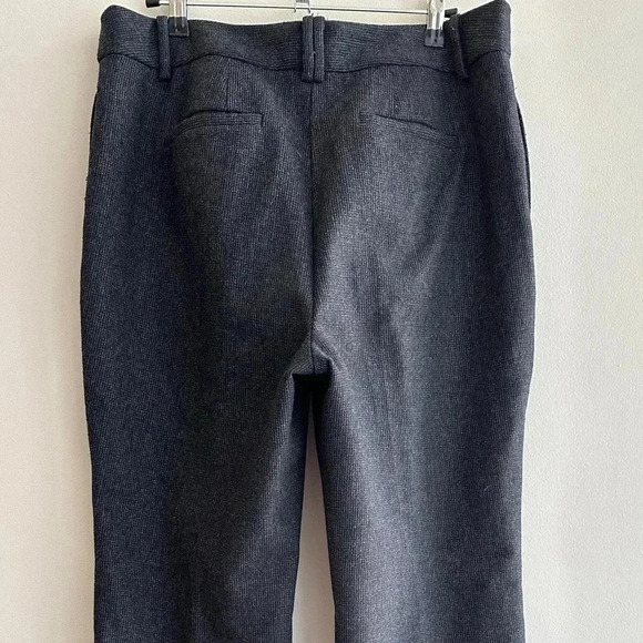 Charter Club Classic Fit Grey Checked Wool Blend Trousers, Size 10 - Picture 16 of 16